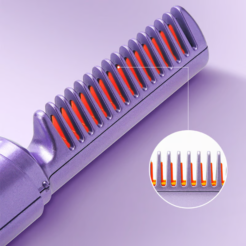 Ceramic Hairdressing Comb ~ Smooth, frizz-free hair anytime, anywhere-