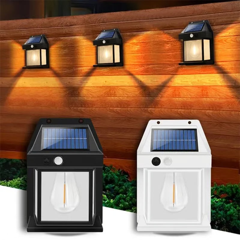 Outdoor Solar Wall Lamp ~ Brighten your outdoors with zero electricity