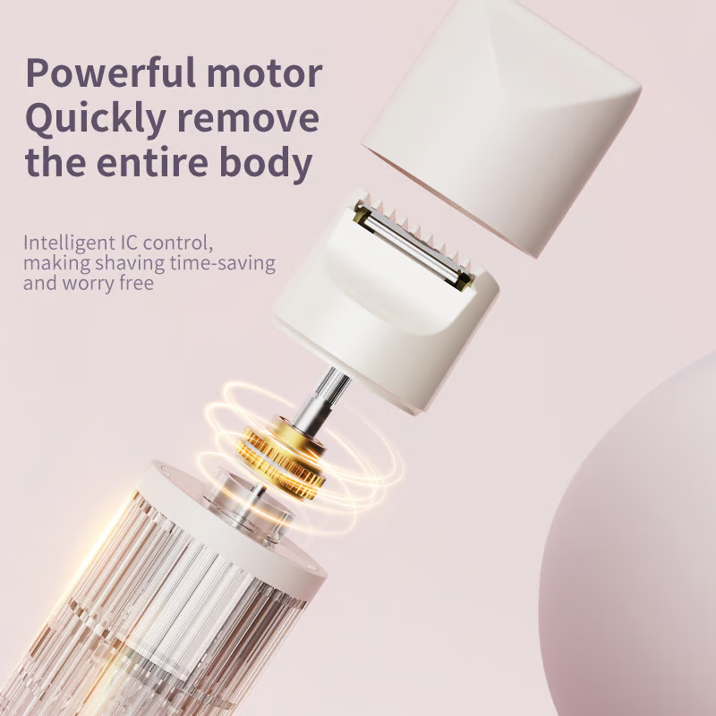 2-in-1 Women's Electric Shaver ~ Smooth, hair-free skin in minutes