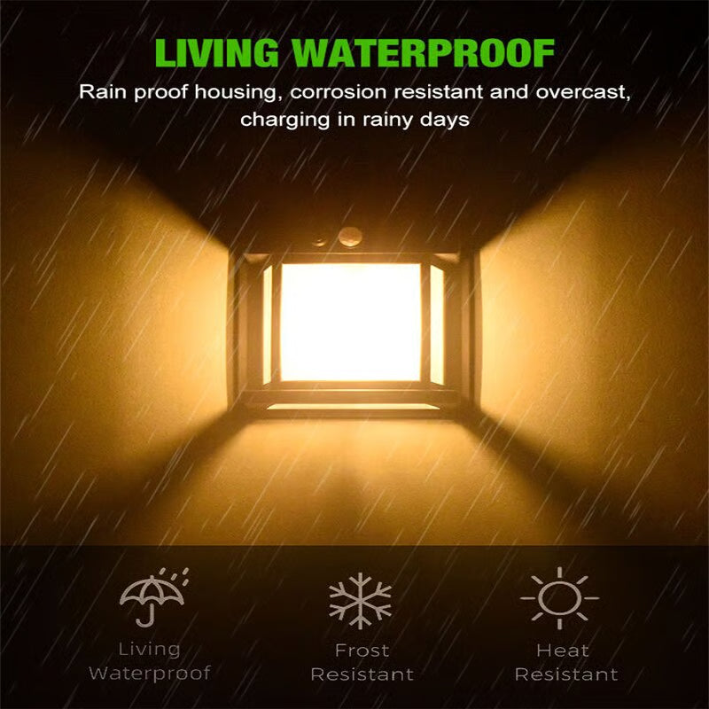 Outdoor Solar Wall Lamp ~ Brighten your outdoors with zero electricity