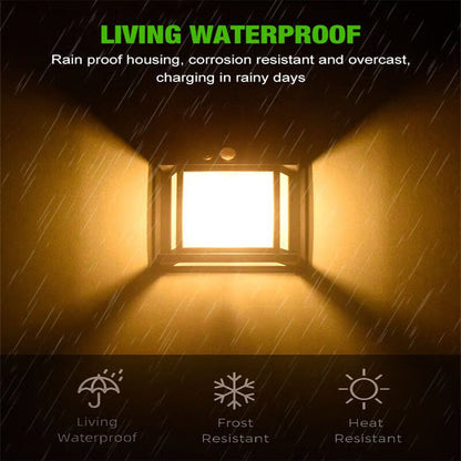 Outdoor Solar Wall Lamp ~ Brighten your outdoors with zero electricity