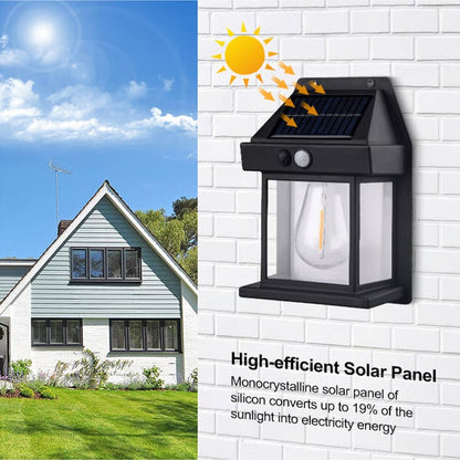 Outdoor Solar Wall Lamp ~ Brighten your outdoors with zero electricity
