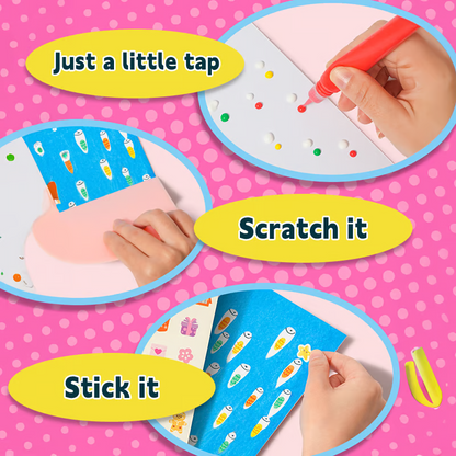 Rainbow Scratch Art Kit ~ Create Colorful Masterpieces with a Simple Scratch.