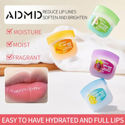 8Pcs Fruit Flavored Lip Care Set ~ Turn dry, cracked lips into glass-shine perfection