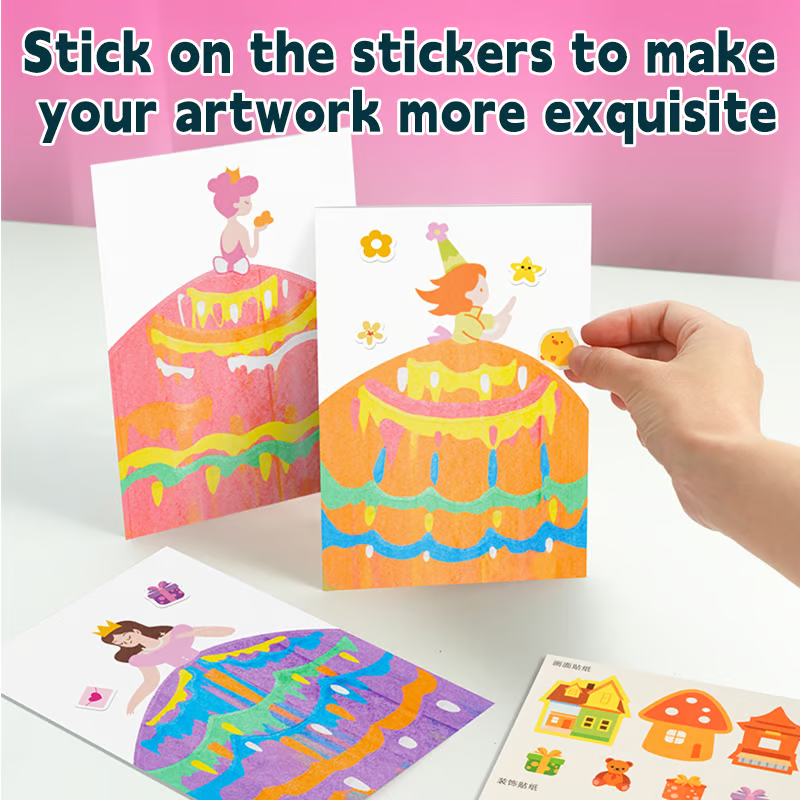 Rainbow Scratch Art Kit ~ Create Colorful Masterpieces with a Simple Scratch.