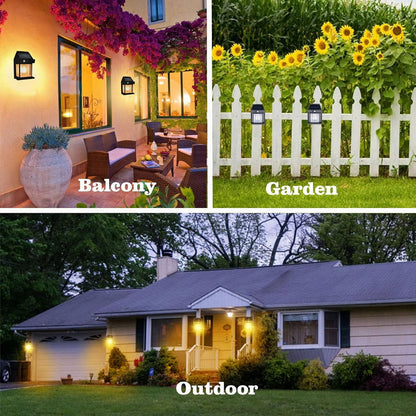 Outdoor Solar Wall Lamp ~ Brighten your outdoors with zero electricity