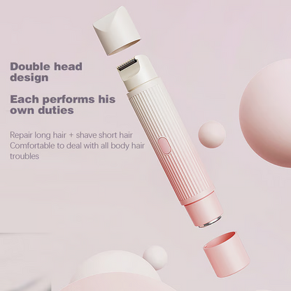 2-in-1 Women's Electric Shaver ~ Smooth, hair-free skin in minutes