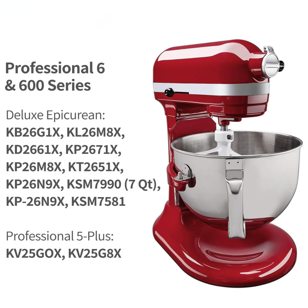 Flex edge beater for mixers ~ Smooth, Even Mixing with Zero Scraping.