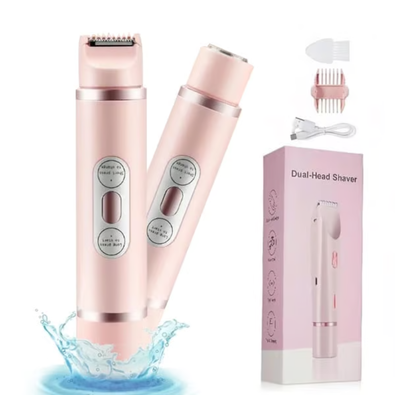 2-in-1 Women's Electric Shaver ~ Smooth, hair-free skin in minutes