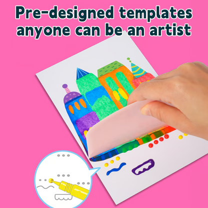 Rainbow Scratch Art Kit ~ Create Colorful Masterpieces with a Simple Scratch.