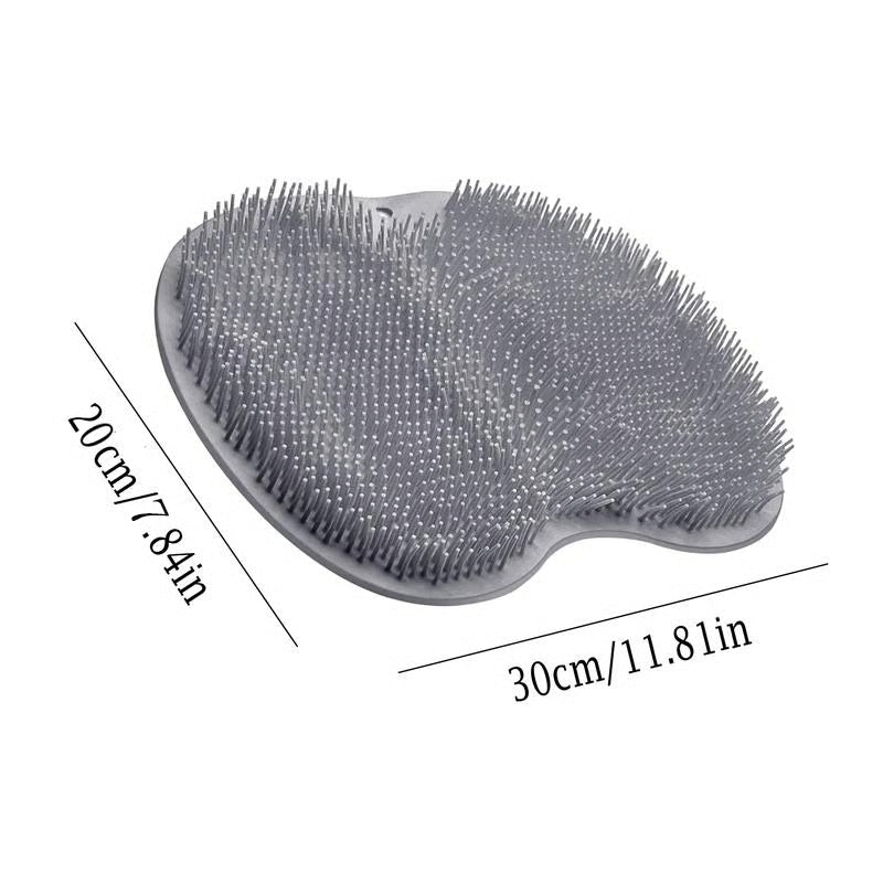 Silicone Shower Foot Scrubber Mat ~ Clean and massage feet hands-free in seconds