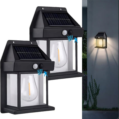 Outdoor Solar Wall Lamp ~ Brighten your outdoors with zero electricity