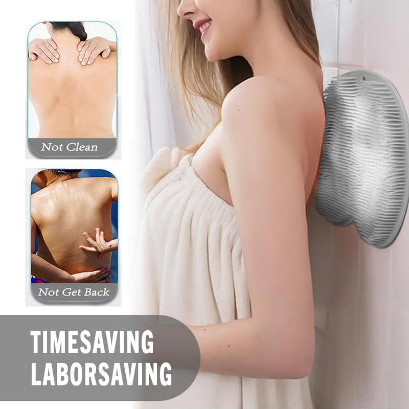 Silicone Shower Foot Scrubber Mat ~ Clean and massage feet hands-free in seconds