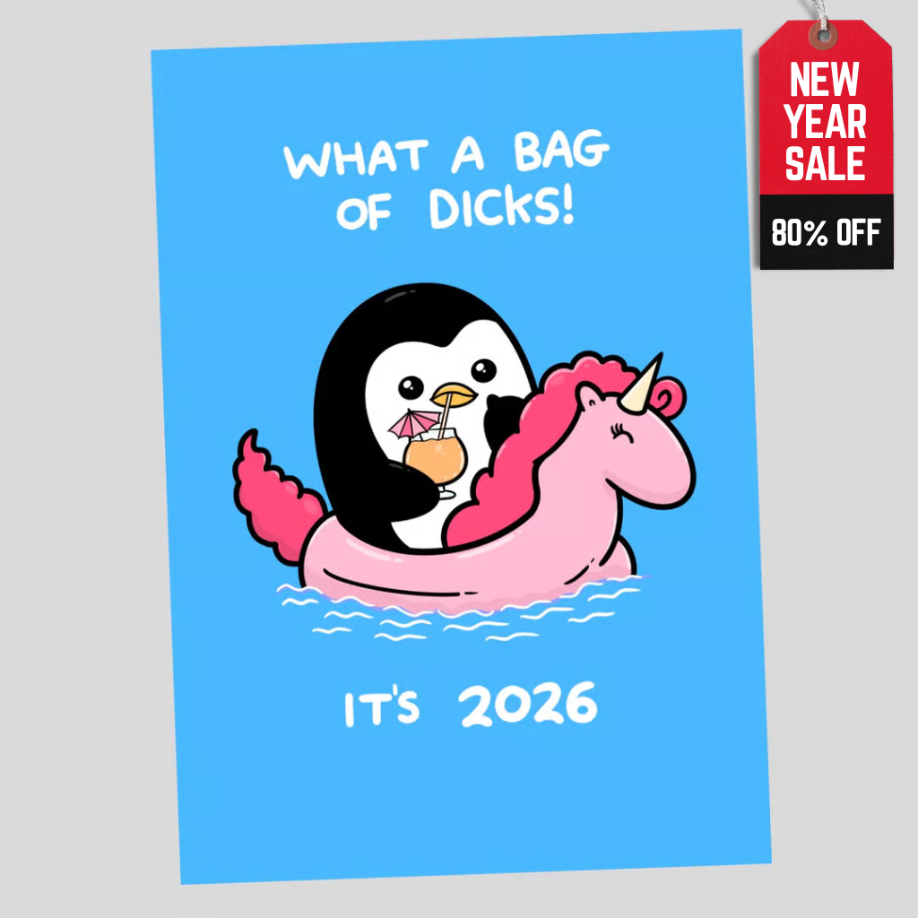 Wall Calendar 2026 ~ Offensively Cute & Unapologetically Fun