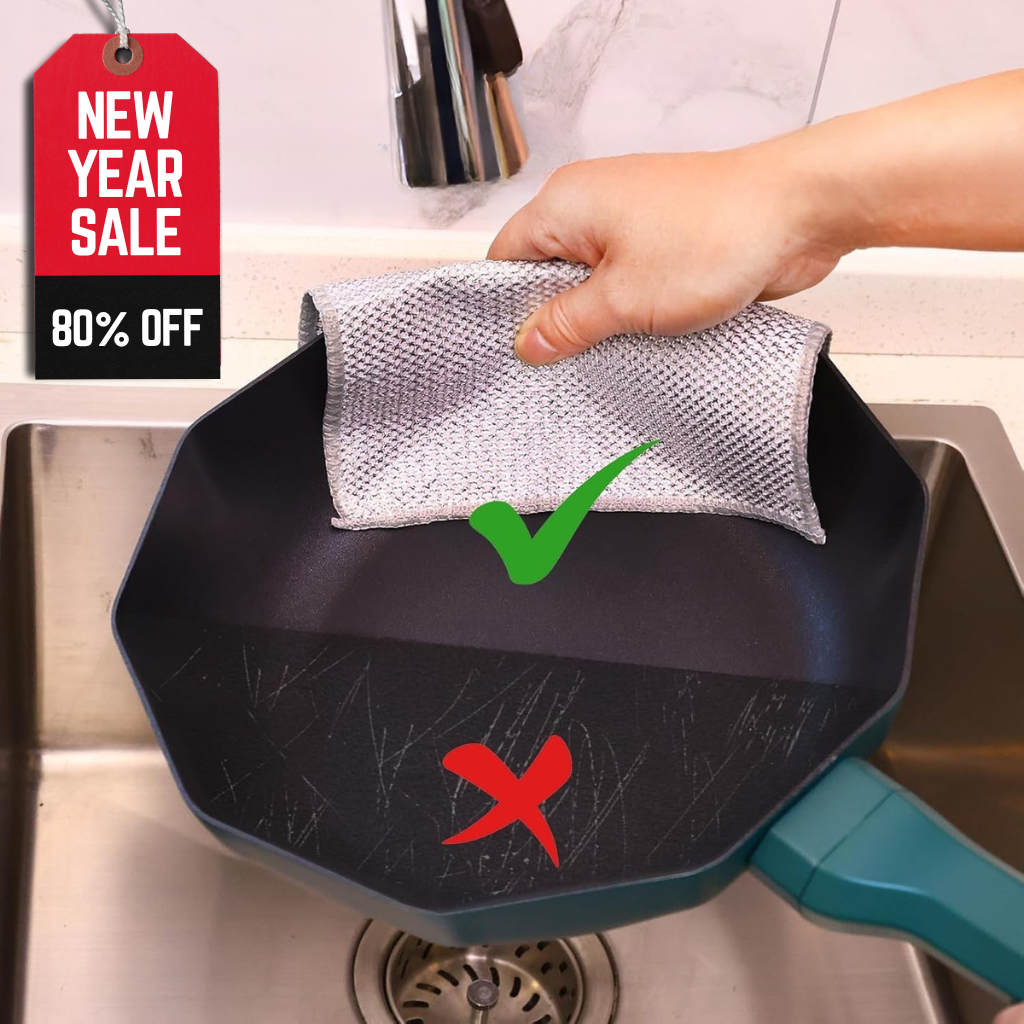 Miracle Wire Cleaning Cloth ~ Tough on Grime, Gentle on Surfaces