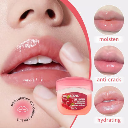 8Pcs Fruit Flavored Lip Care Set ~ Turn dry, cracked lips into glass-shine perfection