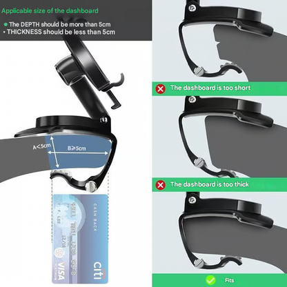 Multifunctional Car Dashboard Phone Holder ~ The Last Phone Mount You’ll Ever Need-